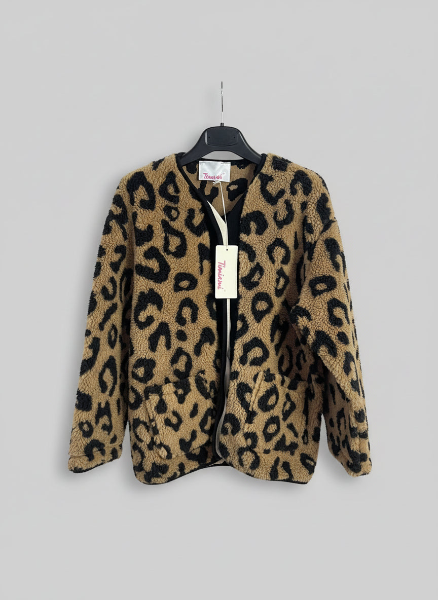 Veste Leopard Teddy