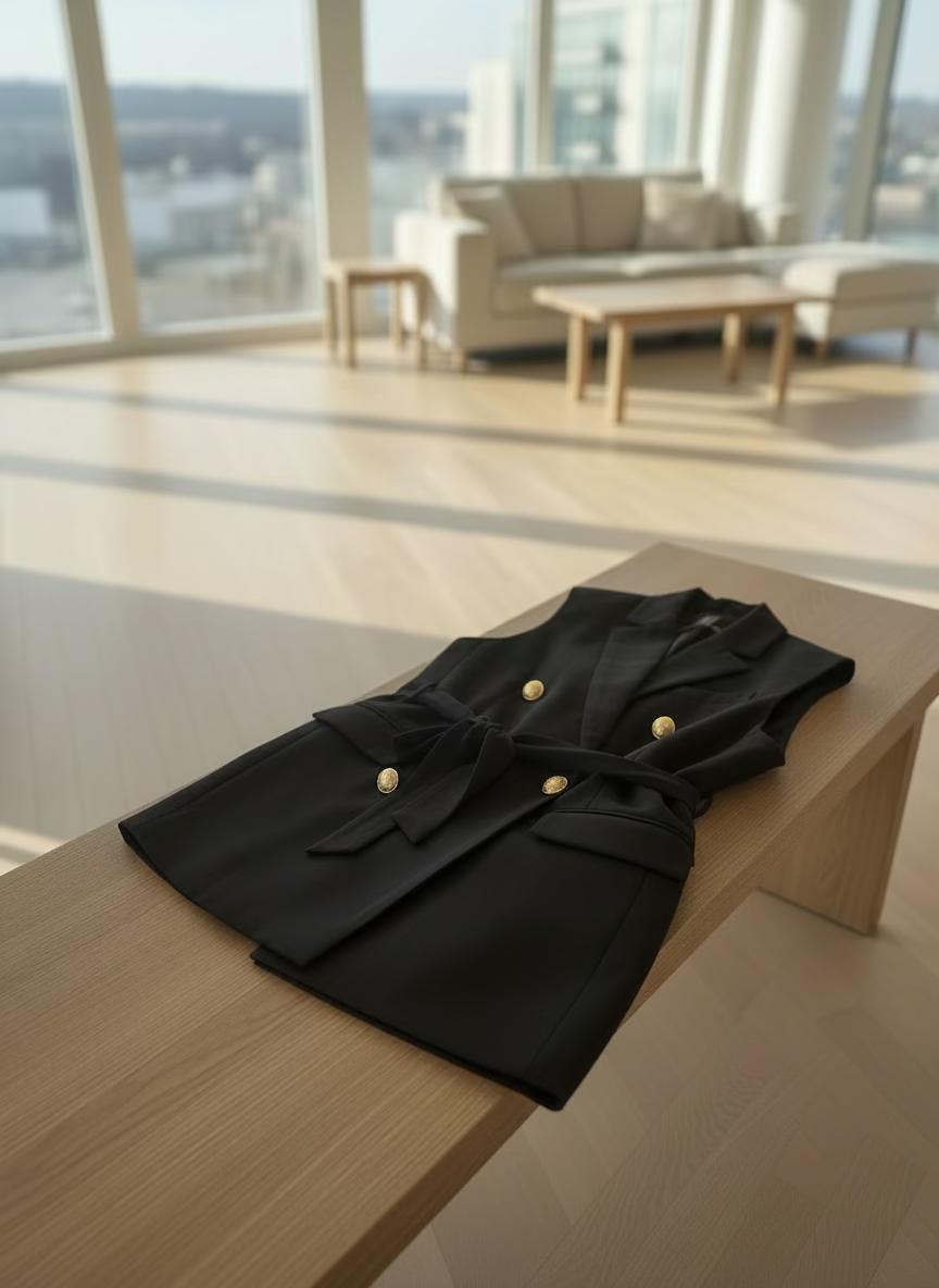 Veste Tailleur Sans Manches