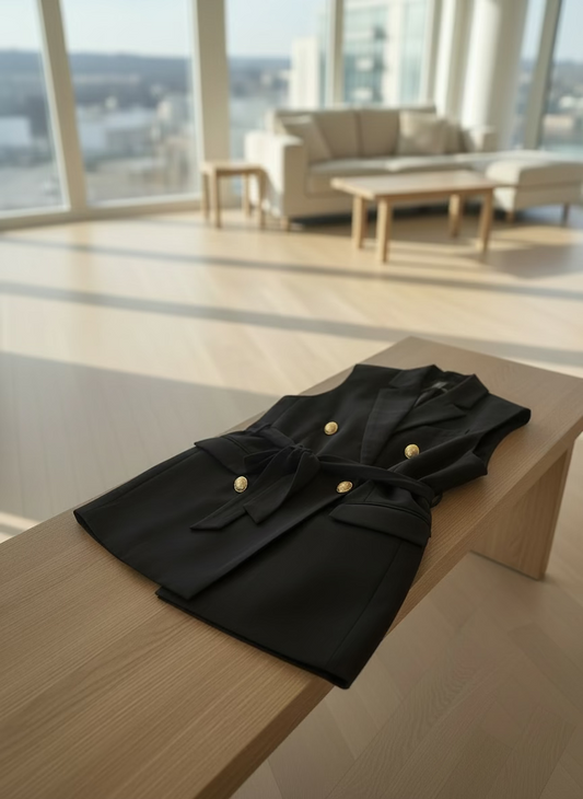 Veste Tailleur Sans Manches