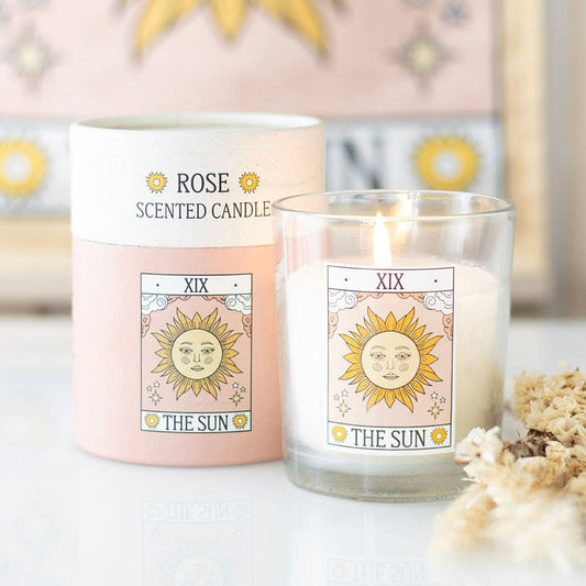 Bougie à la Rose Soleil